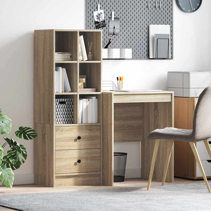 Scrivania con cassetto 2 pcs Rovere Sonoma
