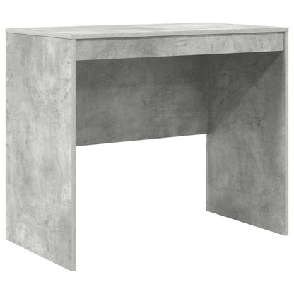 Scrivania con cassetto 2 pcs Grigio cemento