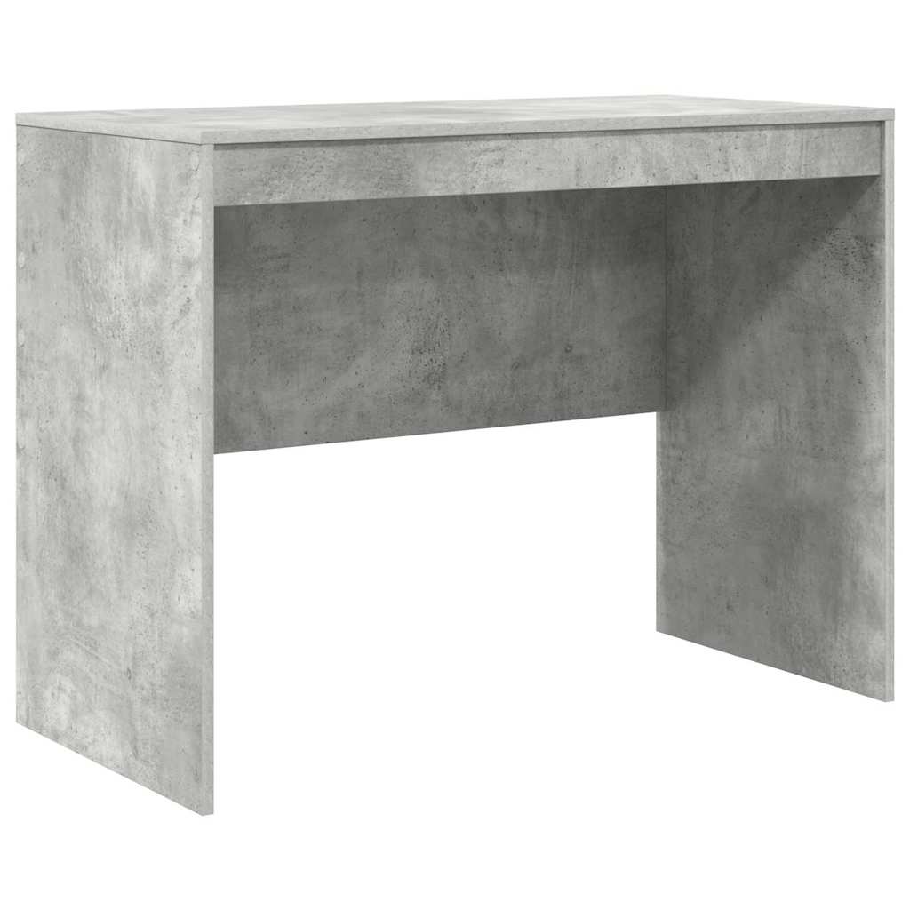 Scrivania con cassetto 2 pcs Grigio cemento