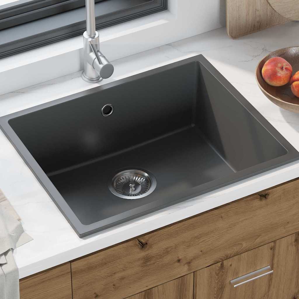 Lavello da cucina Grigio 54 x 44 x 20 cm Granito