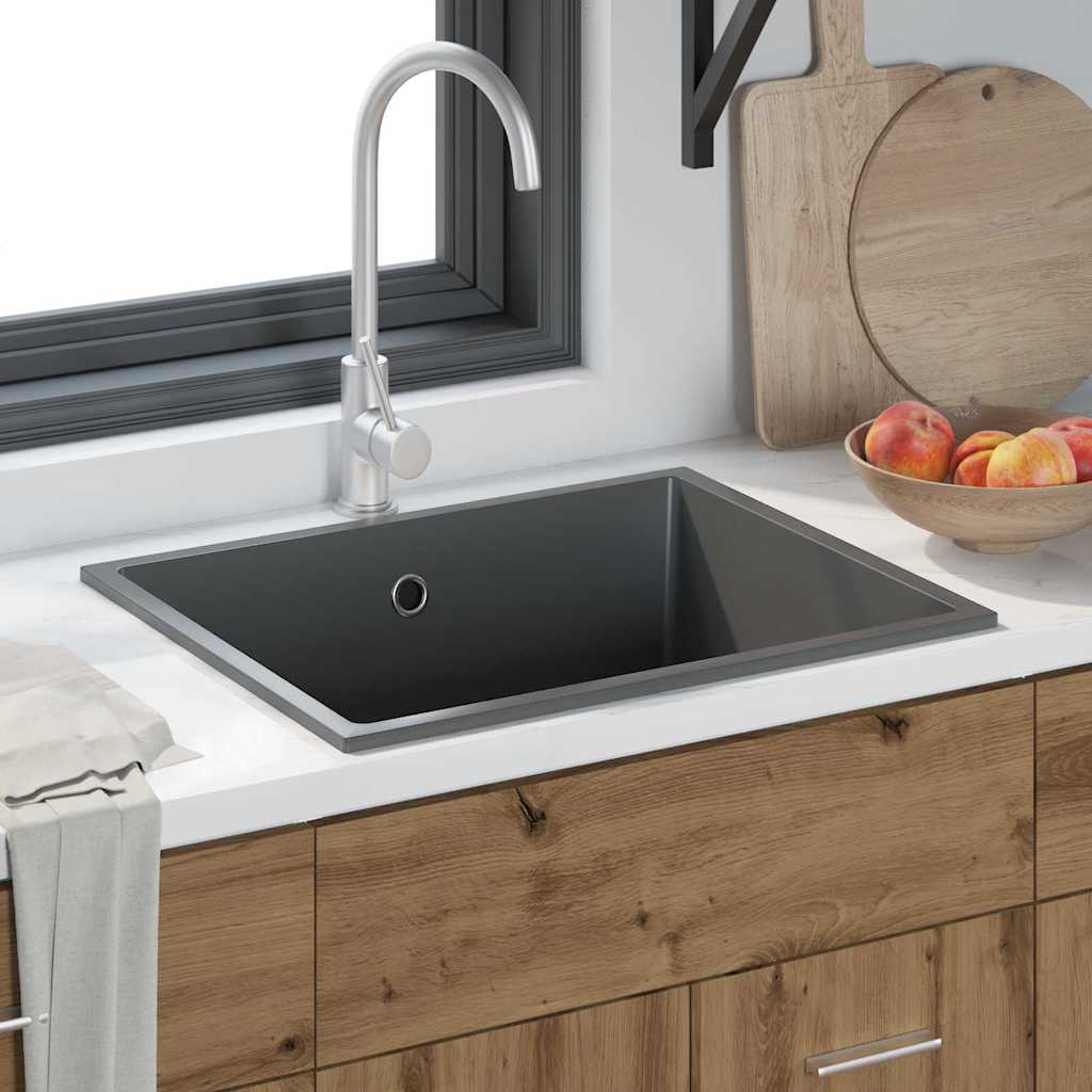 Lavello da cucina Grigio 54 x 44 x 20 cm Granito