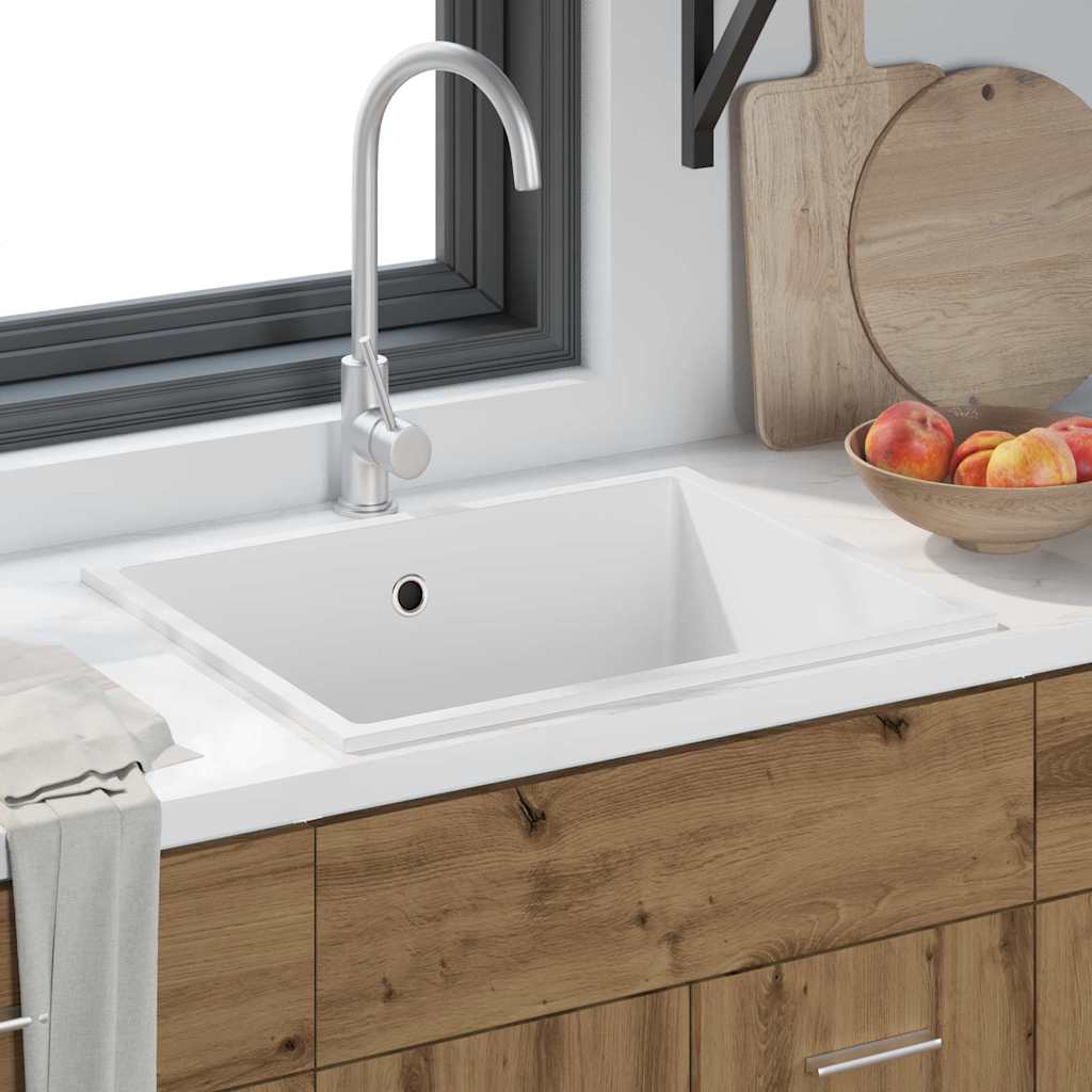 Lavello da cucina Bianco 54 x 44 x 20 cm Granito