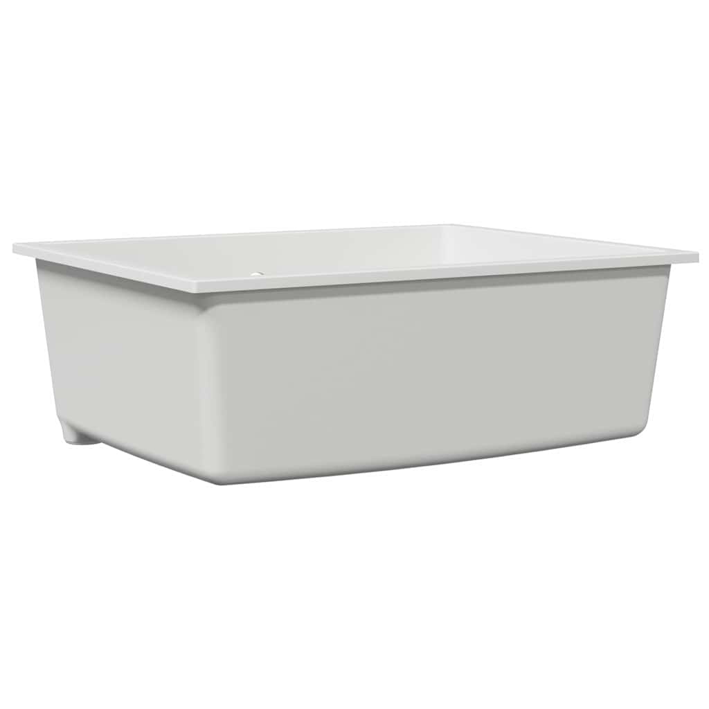 Lavello da cucina Bianco 54 x 44 x 20 cm Granito