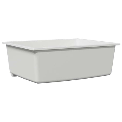 Lavello da cucina Bianco 54 x 44 x 20 cm Granito
