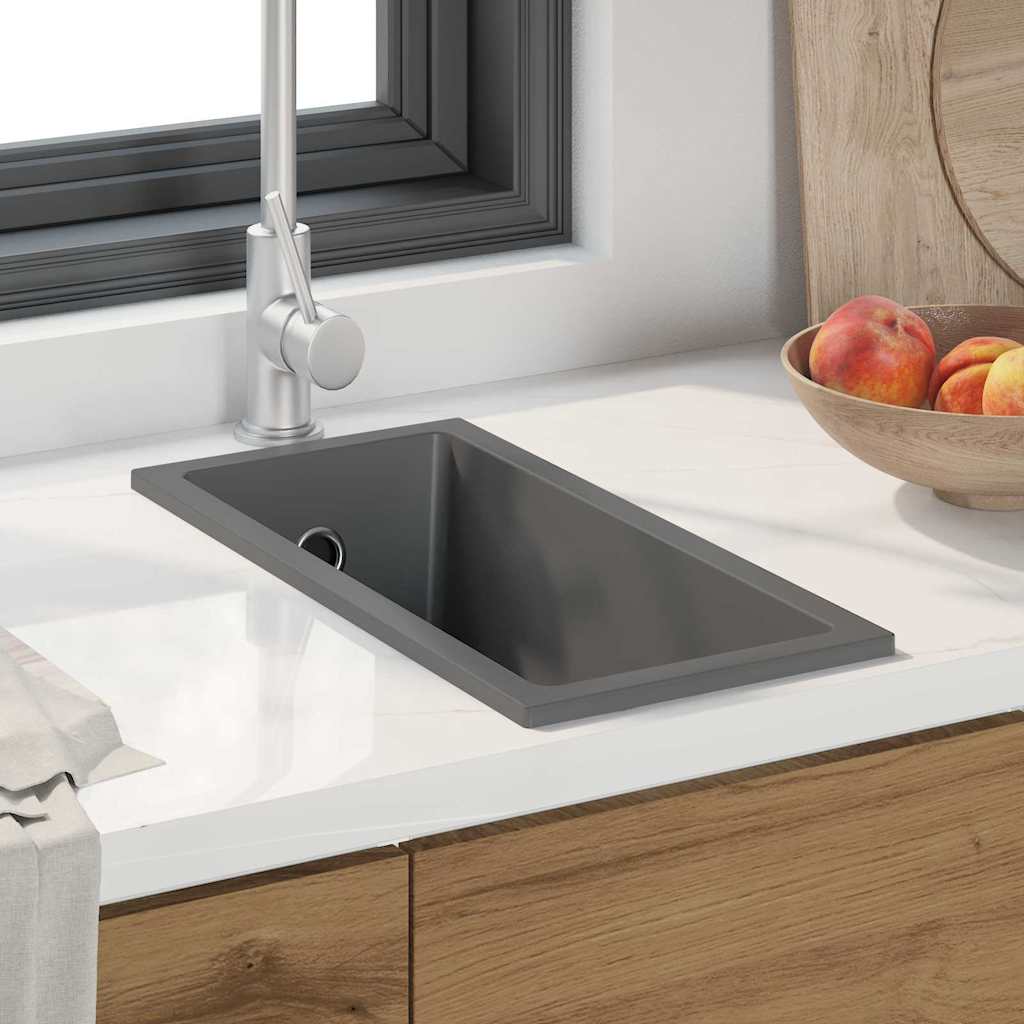 Lavello da cucina Grigio 21 x 44 x 14 cm Granito