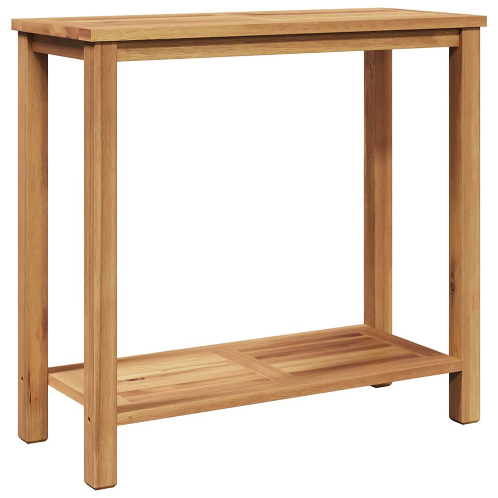 Tavolo consolle Marrone 85 x 35 x 75 cm Legno di teak solido