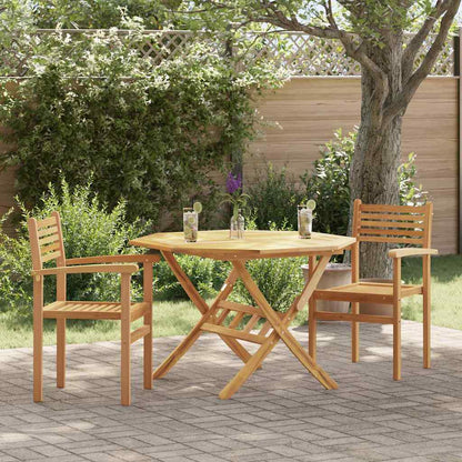 Sedia 2 pcs Marrone 56 x 55 x 90.5 cm Legno di teak solido