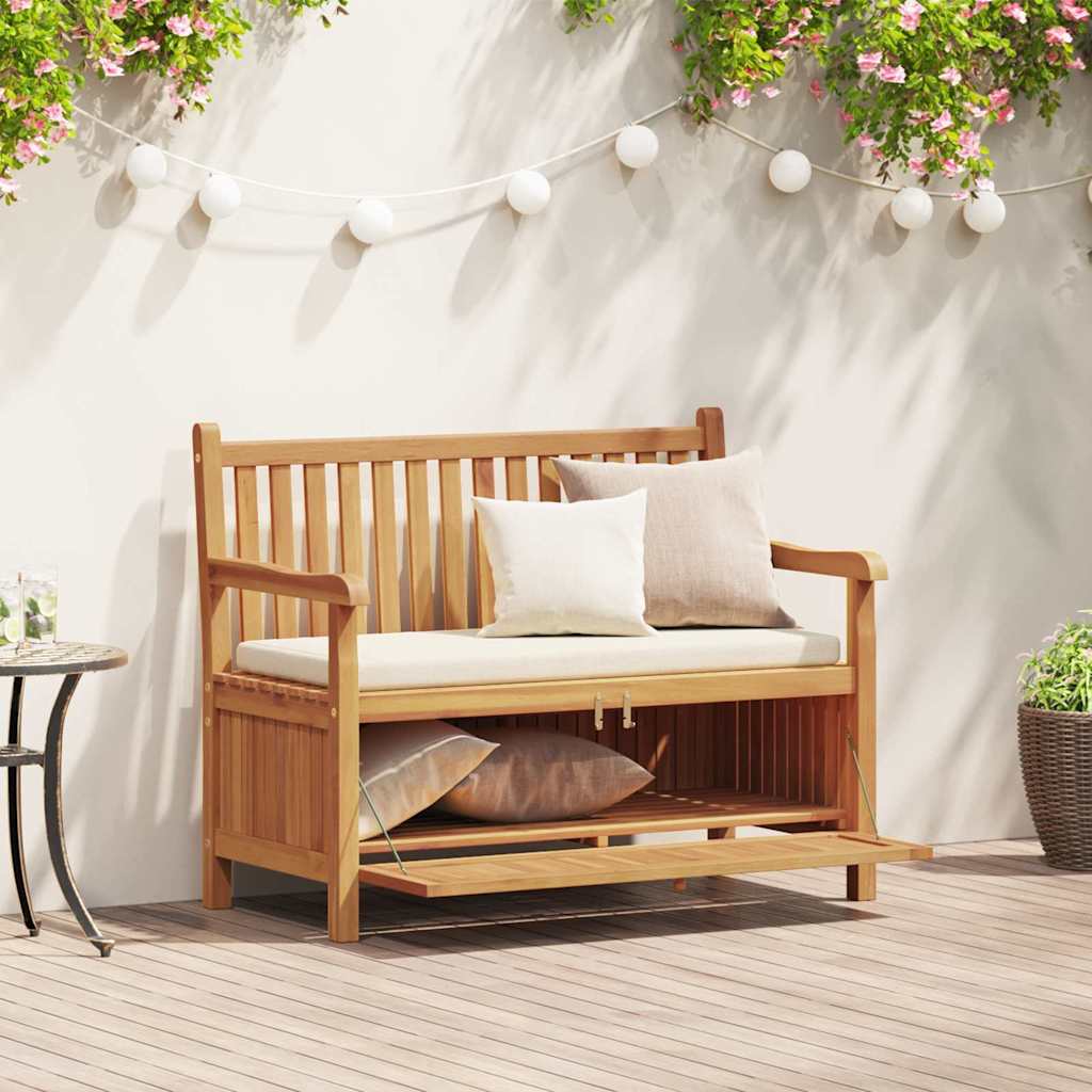 panchina Marrone 114 x 60 x 90 cm Legno di teak solido