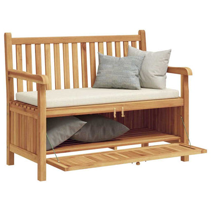 panchina Marrone 114 x 60 x 90 cm Legno di teak solido