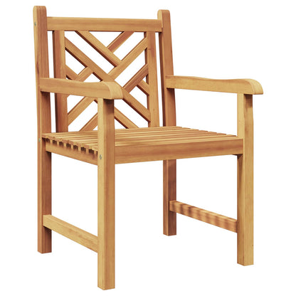 Sedia 2 pcs Marrone 60 x 58 x 90 cm Legno di teak solido
