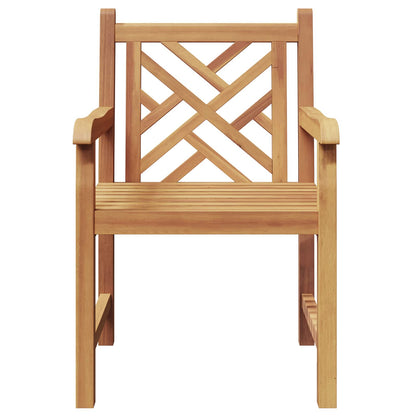 Sedia 2 pcs Marrone 60 x 58 x 90 cm Legno di teak solido