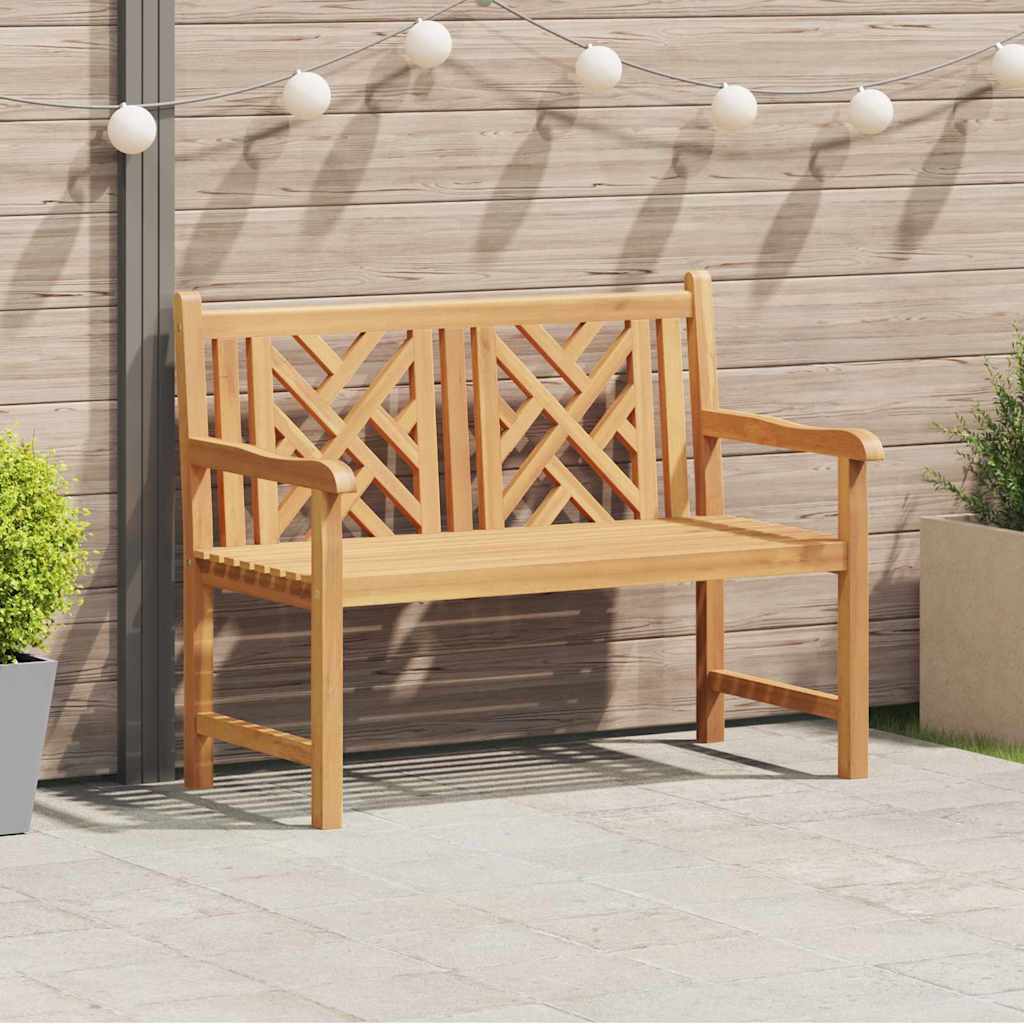 panchina Marrone 114 x 60 x 90 cm Legno di teak solido