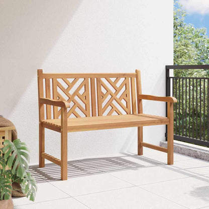 panchina Marrone 114 x 60 x 90 cm Legno di teak solido