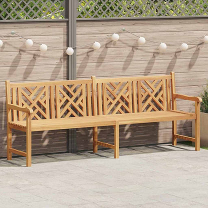 panchina Marrone 228 x 60 x 90 cm Legno di teak solido