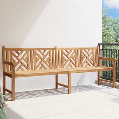 panchina Marrone 228 x 60 x 90 cm Legno di teak solido