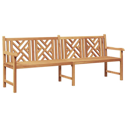 panchina Marrone 228 x 60 x 90 cm Legno di teak solido