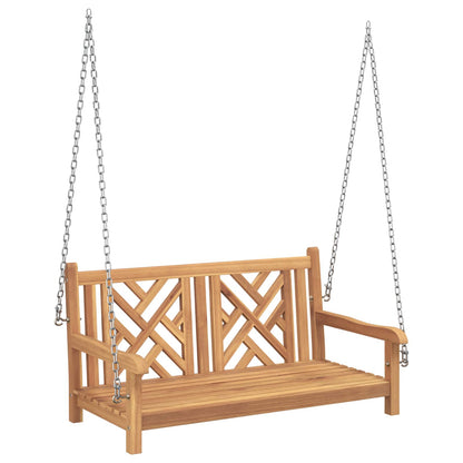 Panchina a Dondolo Marrone 114 x 60 x 64 cm