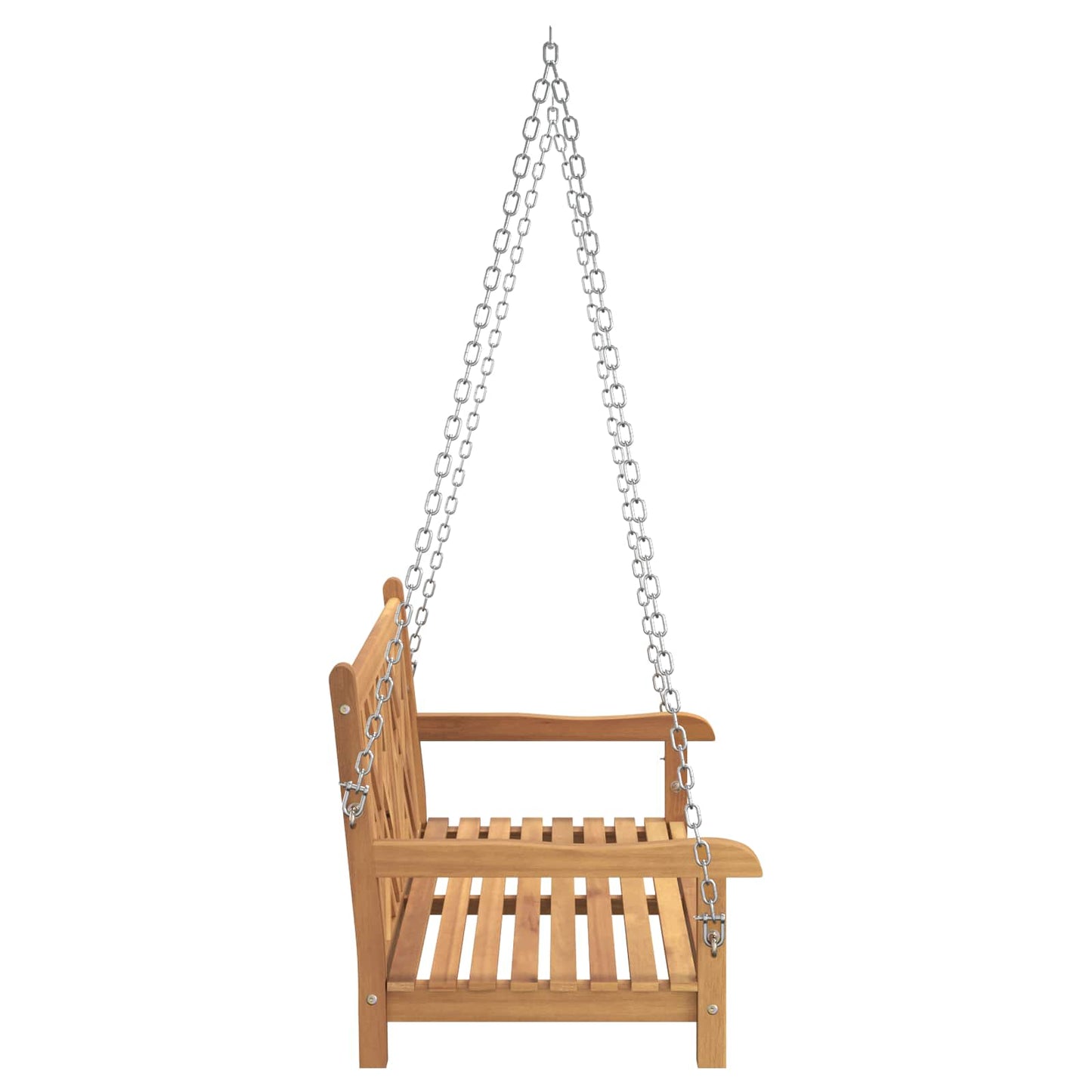 Panchina a Dondolo Marrone 114 x 60 x 64 cm