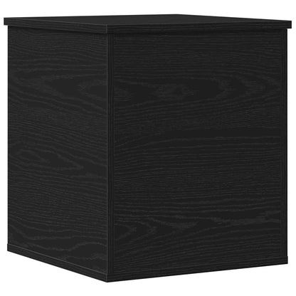 Scatola di Stoccaggio Rovere Nero 40 x 42 x 46 cm