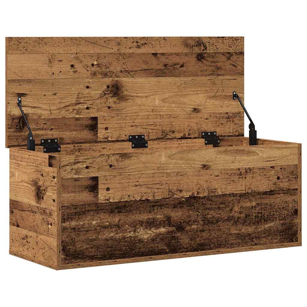 Scatola di Stoccaggio Legno vecchio 90 x 35 x 35 cm