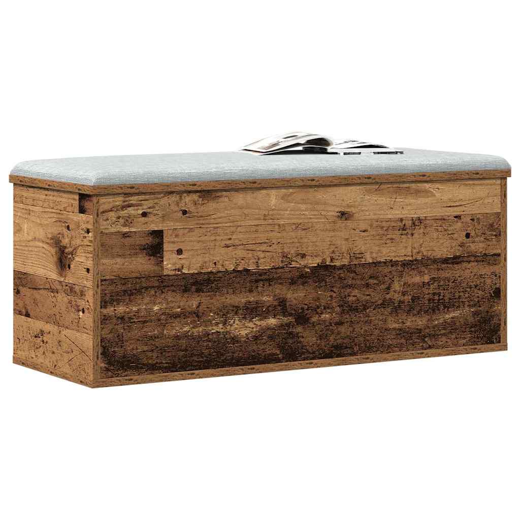 Scatola di Stoccaggio Legno vecchio 90 x 35 x 35 cm