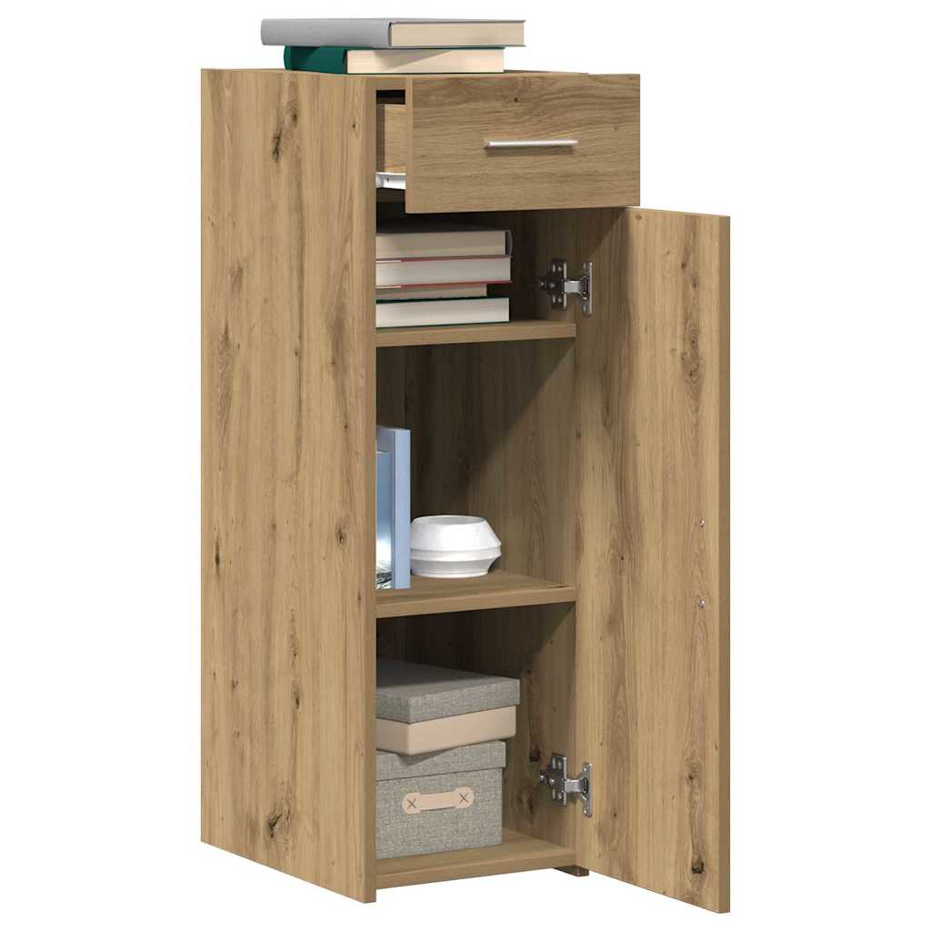 Credenza con cassetto Rovere artigianale 30 x 42,5 x 93 cm