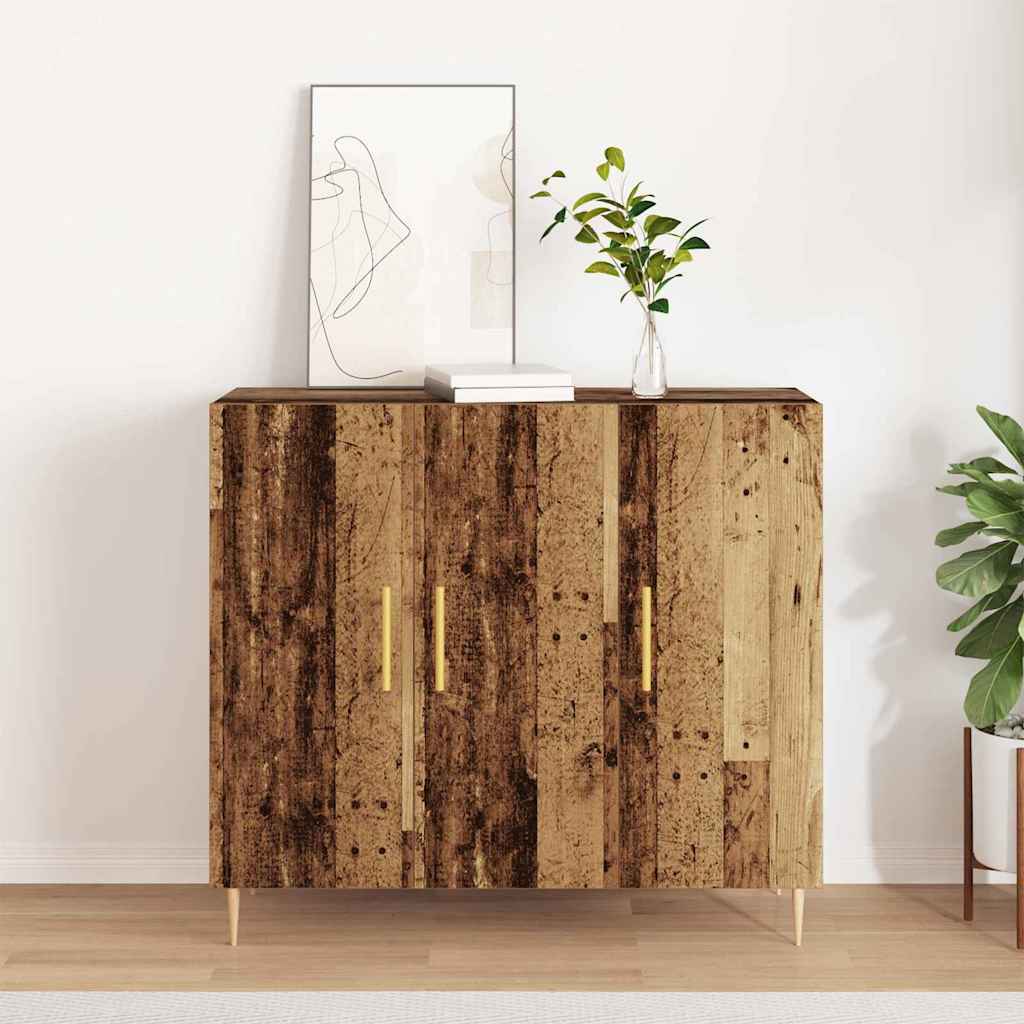 Credenza Legno vecchio 90 x 34 x 80 cm Legno multistrato