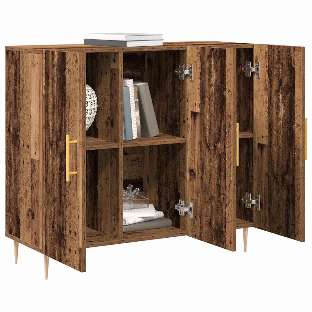 Credenza Legno vecchio 90 x 34 x 80 cm Legno multistrato