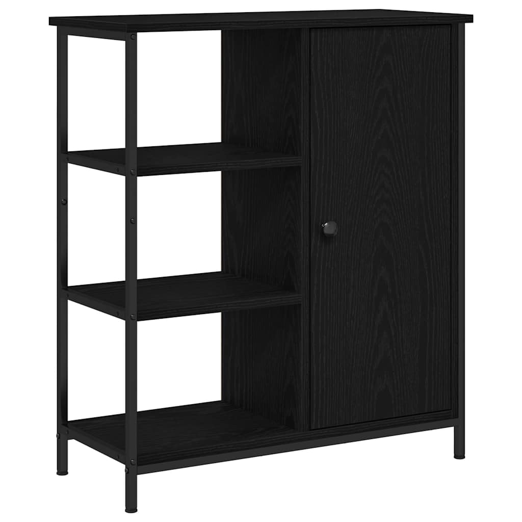 Credenza Rovere Nero 70 x 30 x 80 cm