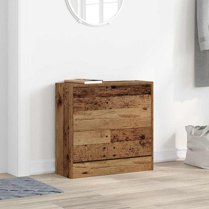 Mobile per scarpe con lo scaffale Legno vecchio 60 x 21 x 57 cm
