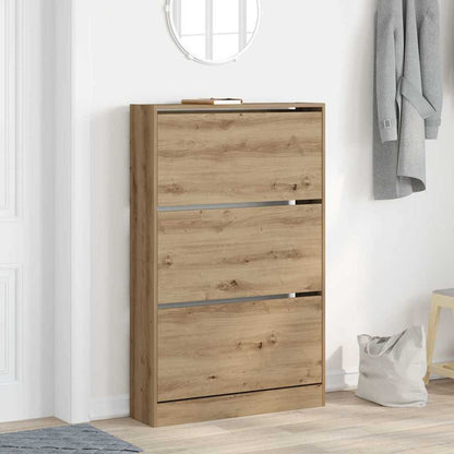 Mobile per scarpe Rovere artigianale 80 x 21 x 125,5 cm