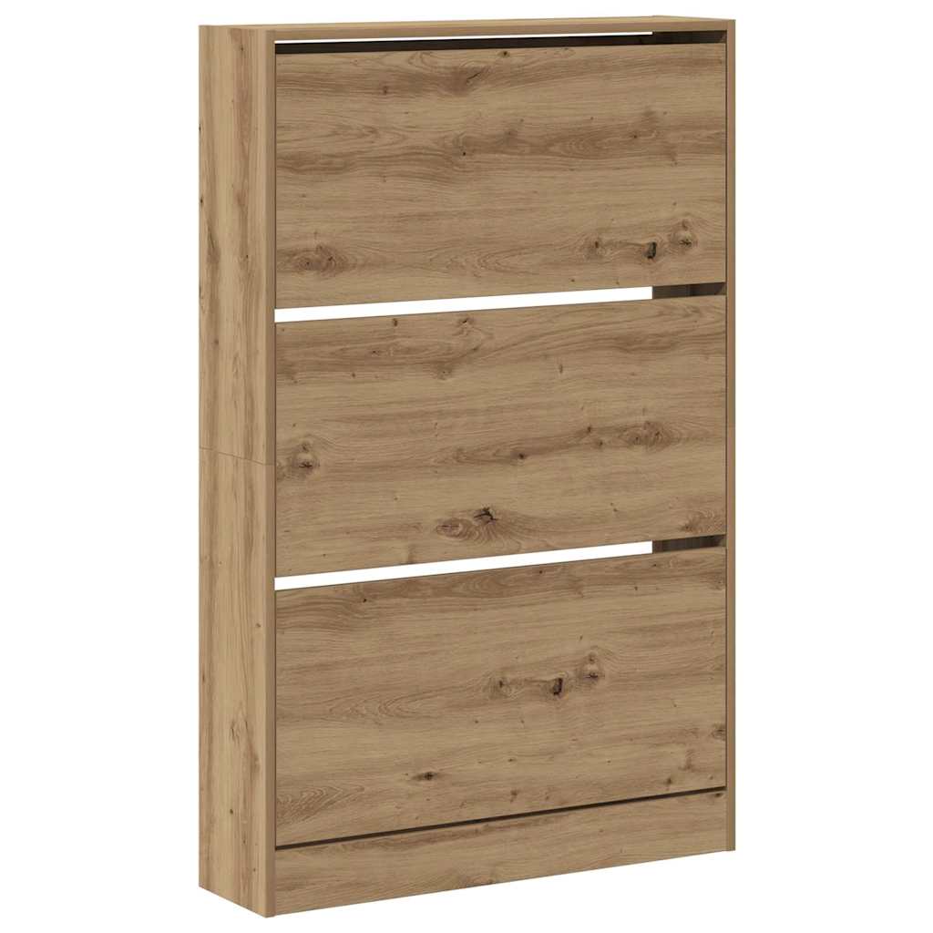 Mobile per scarpe Rovere artigianale 80 x 21 x 125,5 cm