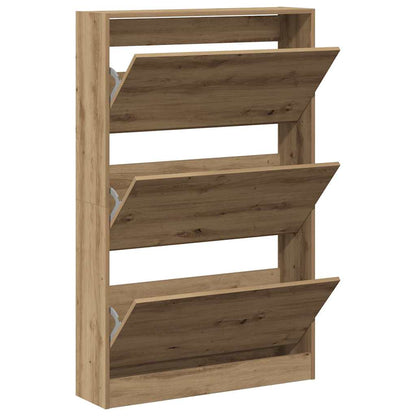 Mobile per scarpe Rovere artigianale 80 x 21 x 125,5 cm