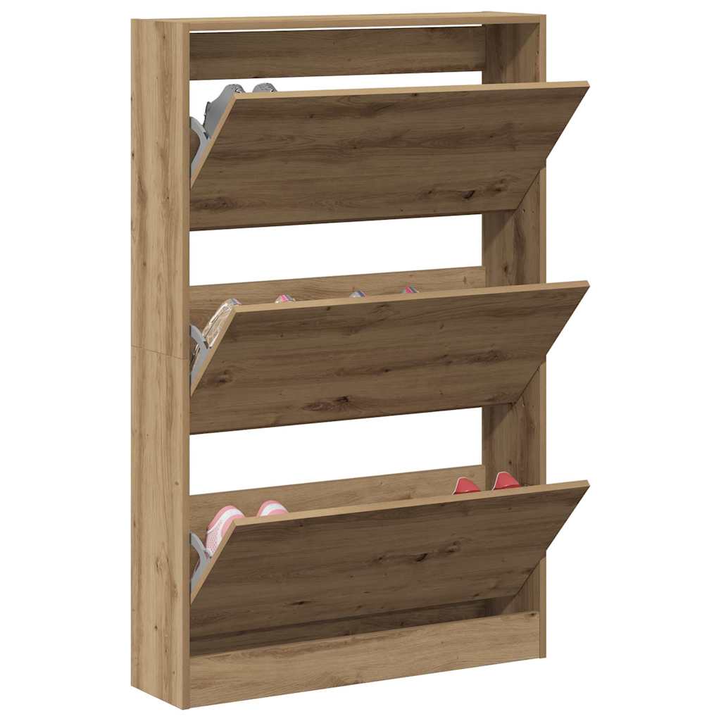 Mobile per scarpe Rovere artigianale 80 x 21 x 125,5 cm
