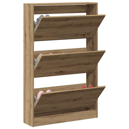 Mobile per scarpe Rovere artigianale 80 x 21 x 125,5 cm