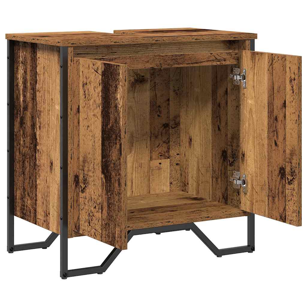 Armadio per Lavabo da Bagno Legno vecchio 60 x 35 x 60 cm