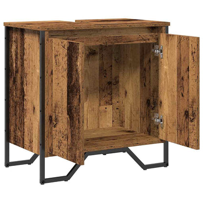 Armadio per Lavabo da Bagno Legno vecchio 60 x 35 x 60 cm