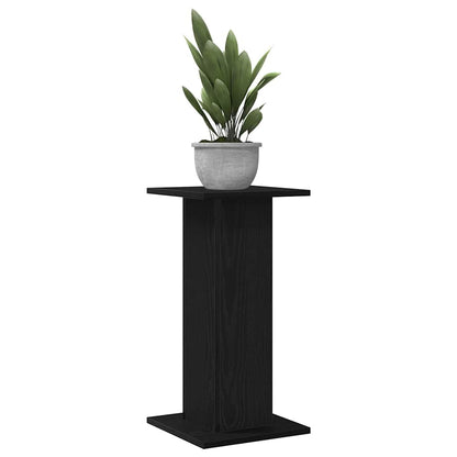 Supporto per piante 2 pcs Rovere Nero 30 x 30 x 60 cm