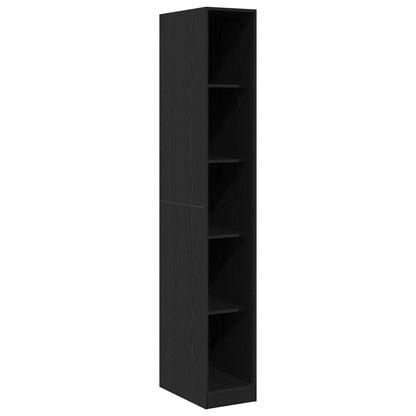 Guardaroba Rovere Nero 30 x 50 x 200 cm Legno multistrato