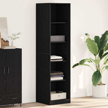 Guardaroba Rovere nero 50 x 50 x 200 cm Legno multistrato