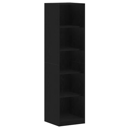 Guardaroba Rovere nero 50 x 50 x 200 cm Legno multistrato