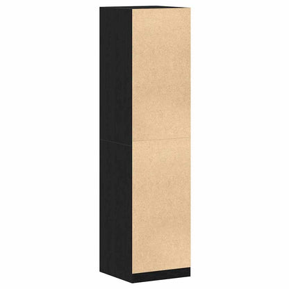Guardaroba Rovere nero 50 x 50 x 200 cm Legno multistrato