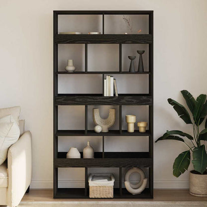 Armadio per Libri 2 pcs Rovere Nero 100 x 33 x 187,5 cm