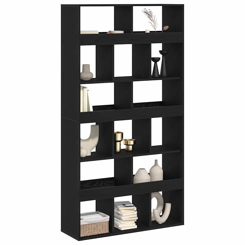 Armadio per Libri 2 pcs Rovere Nero 100 x 33 x 187,5 cm