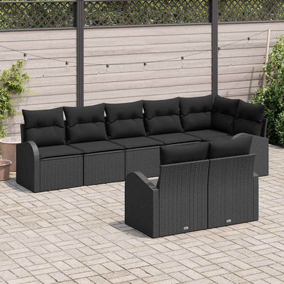 Set Divano da Giardino 8 pcs polyrattan