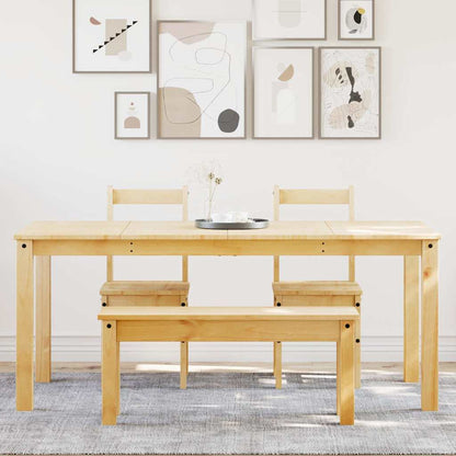 Set da Pranzo 4 pz Panama in Legno Massello di Pino