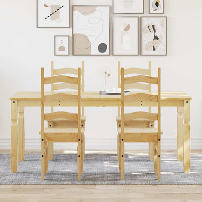 Set da Pranzo 5 pz Panama in Legno Massello di Pino