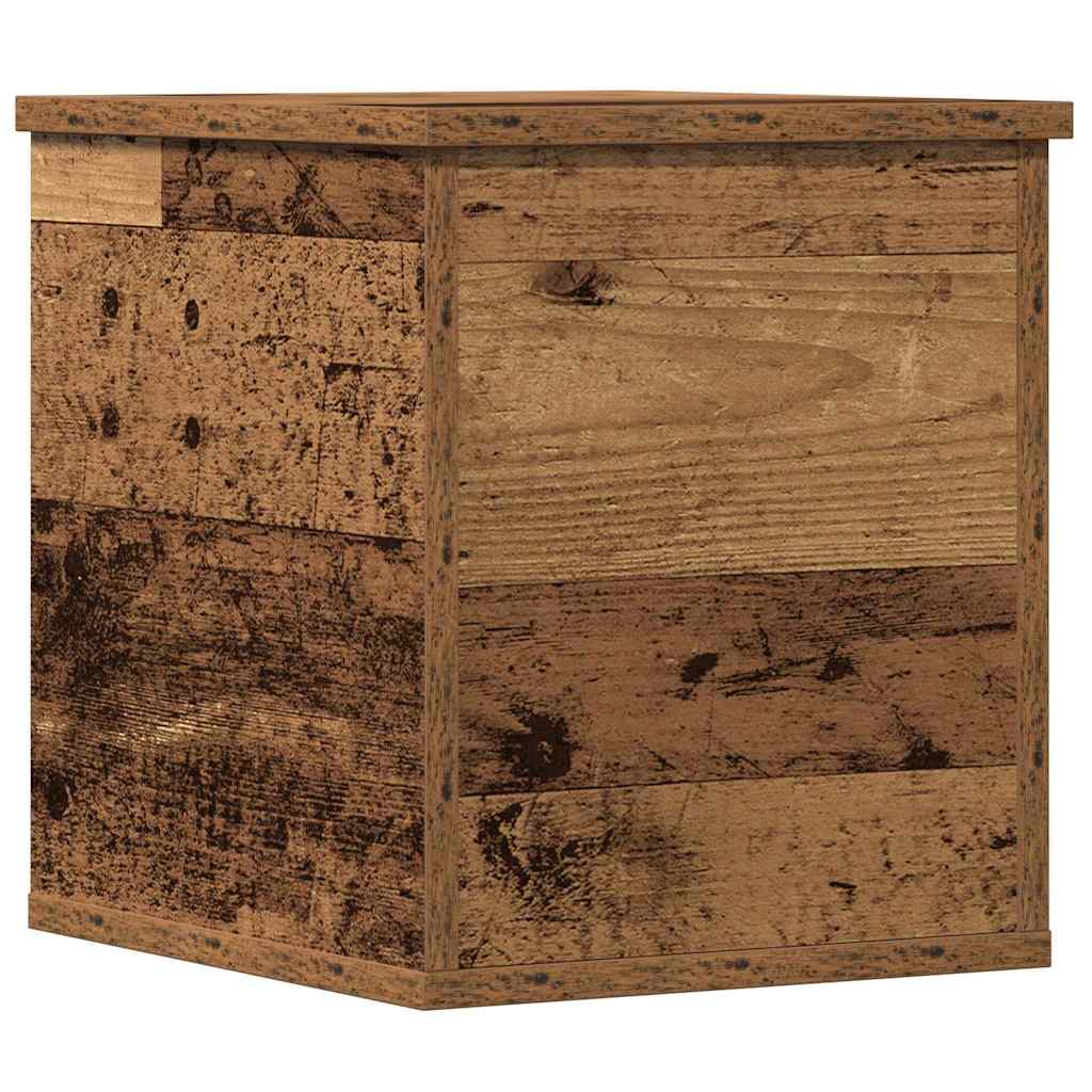 Scatola di Stoccaggio Legno vecchio 30 x 35 x 35 cm