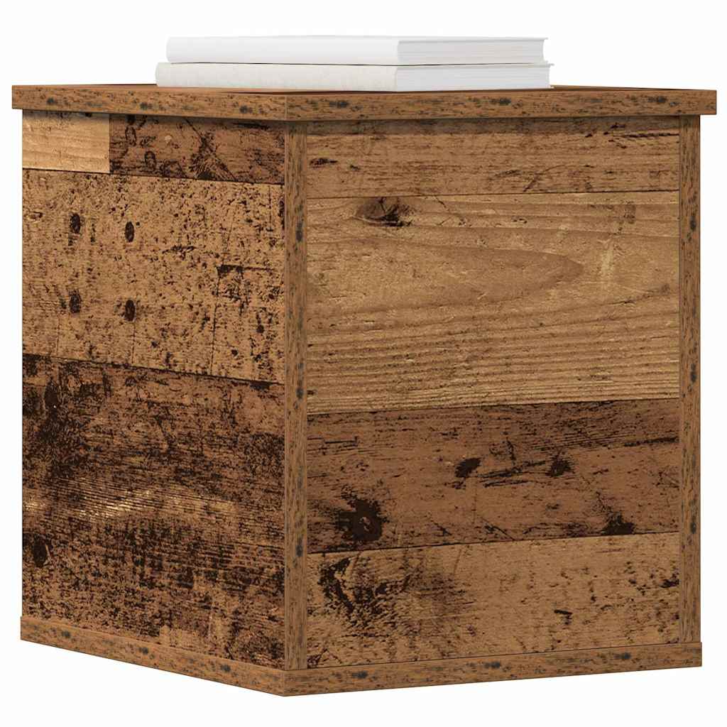Scatola di Stoccaggio Legno vecchio 30 x 35 x 35 cm