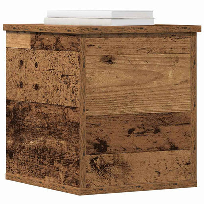 Scatola di Stoccaggio Legno vecchio 30 x 35 x 35 cm